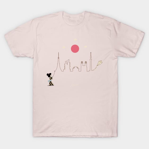 Tokyo Skyline T-Shirt by Kein Design